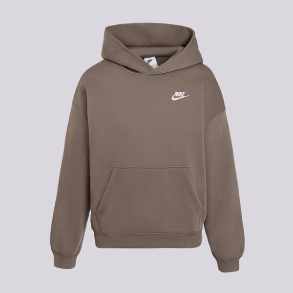 Nike S Kapucňou K Nsw Clb Flc Os Hdy Hnedá EUR 158-170