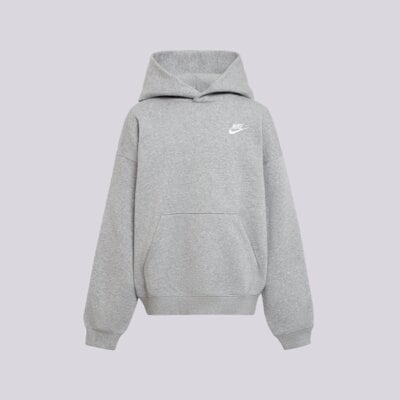 Nike S Kapucňou K Nsw Clb Flc Os Hdy Sivá EUR 158-170