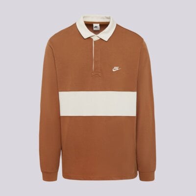 Nike M Nk Club Ls Rugby Top Hnedá EUR XL