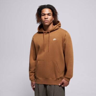 Nike S Kapucňou M Nk Club Bb Po Hoodie Hnedá EUR S