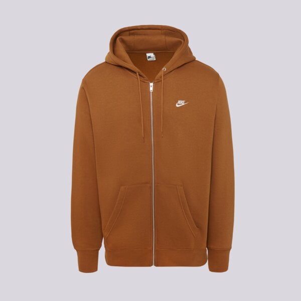 Nike S Kapucňou M Nk Club Bb Fz Hoodie Hnedá EUR XL